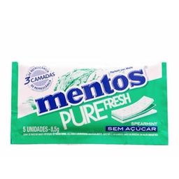 Goma Mentos Pure Fresh Spearmint Mentos 8,5g com 5un