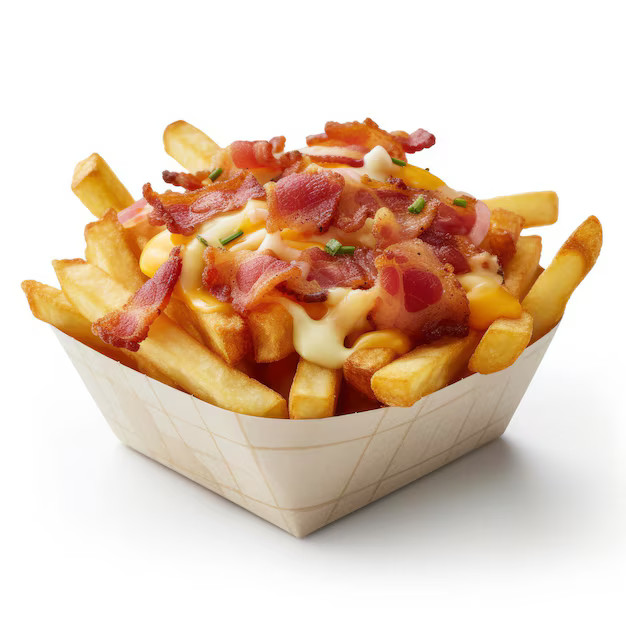 1/2 FRITAS QUEIJO E BACON