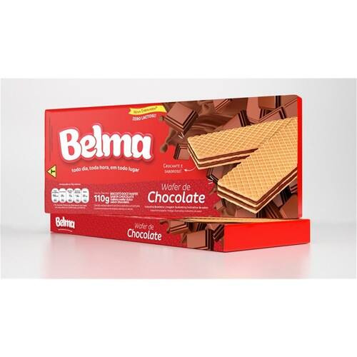 Biscoito Wafer Belma Chocolate 110g