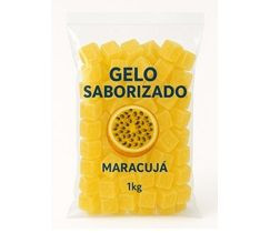 GELO SABORIZADO MARACUJÁ SACO 1KG