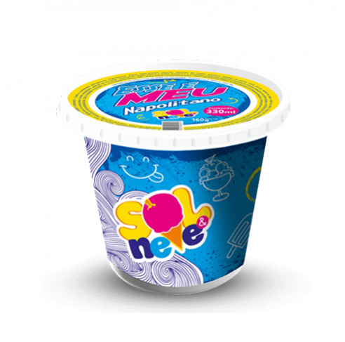 SORVETE ESSE E MEU 350ML NAPOLITANO SOL NEVE