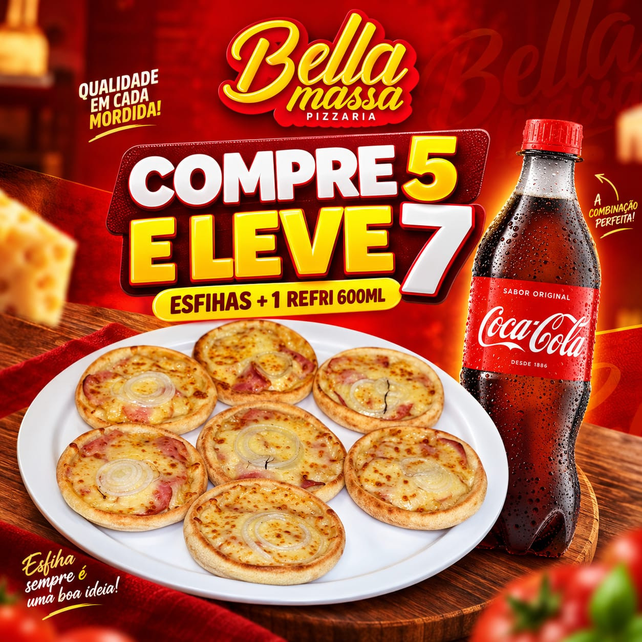 7x Sfihas de Carne + coca cola 600ml