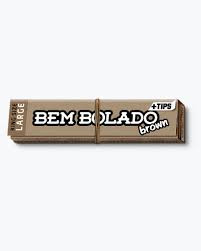 Seda Bem Bolado Pop King Size Large Brown+Tips (Com piteira)