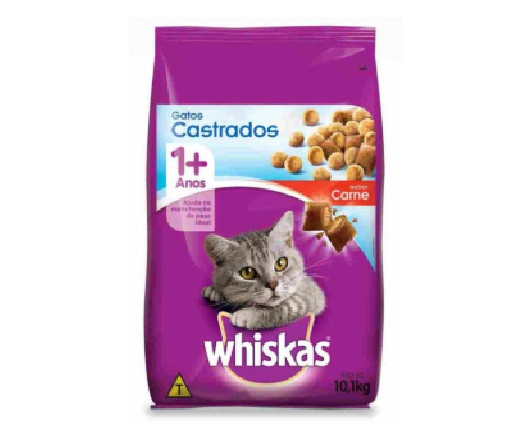 Whiskas Castrados Carne 10.1Kg