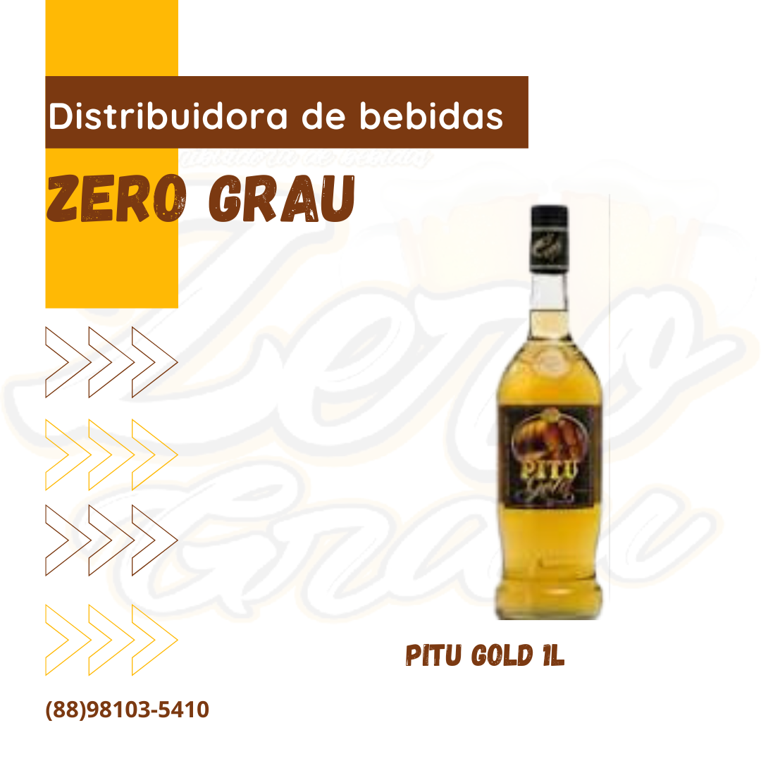 CACHAÇA PITU GOLD 1LT
