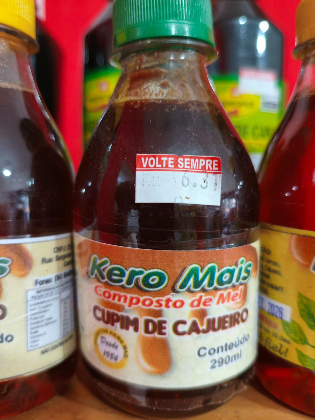 LAMBEDOR COMPOSTO DE MEL E ACEROLA 290G