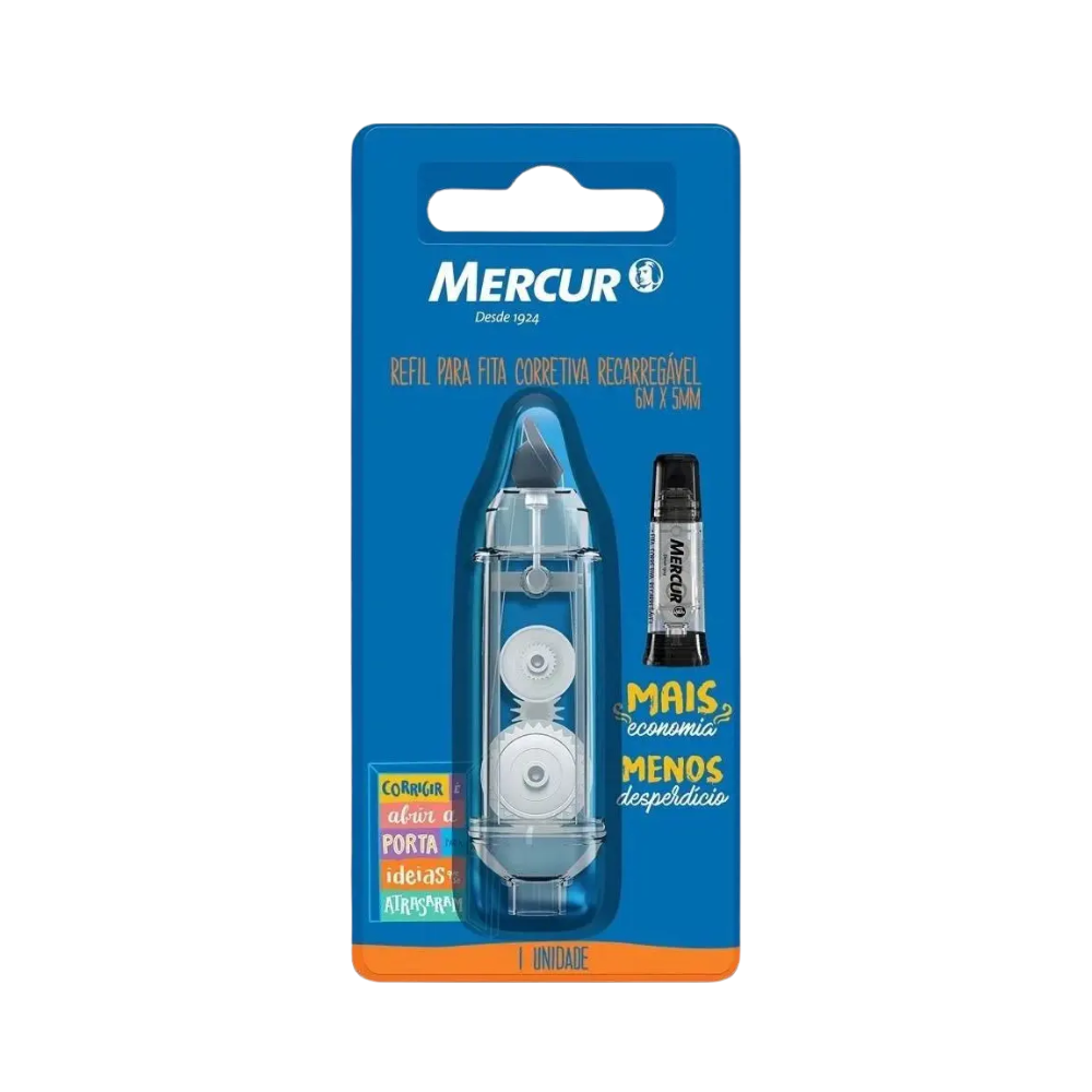 REFIL CORRETIVO FITA MERCUR 5MM C6M