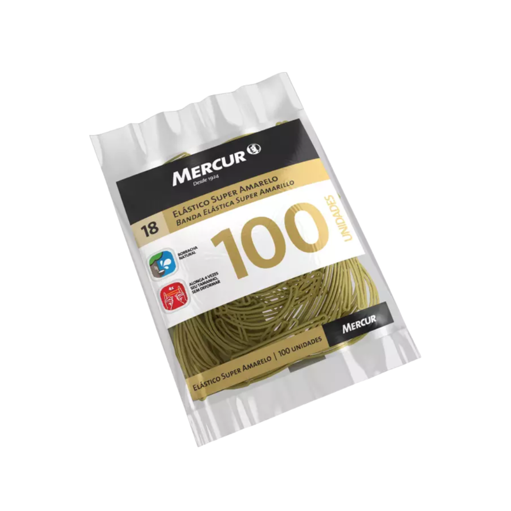 ELASTICO AMARELO N18 MERCUR C100