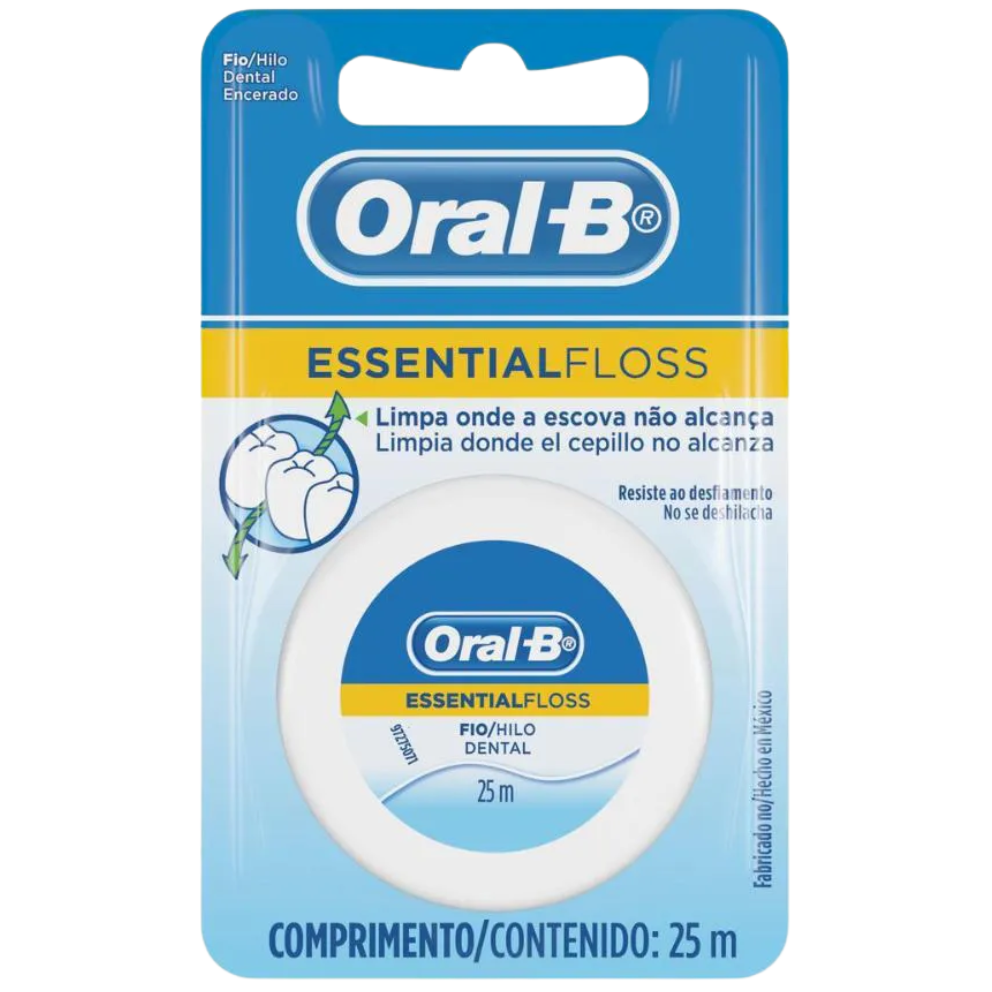 FIO DENTAL ORAL-B ESSENTIAL FLOSS C/25M¬