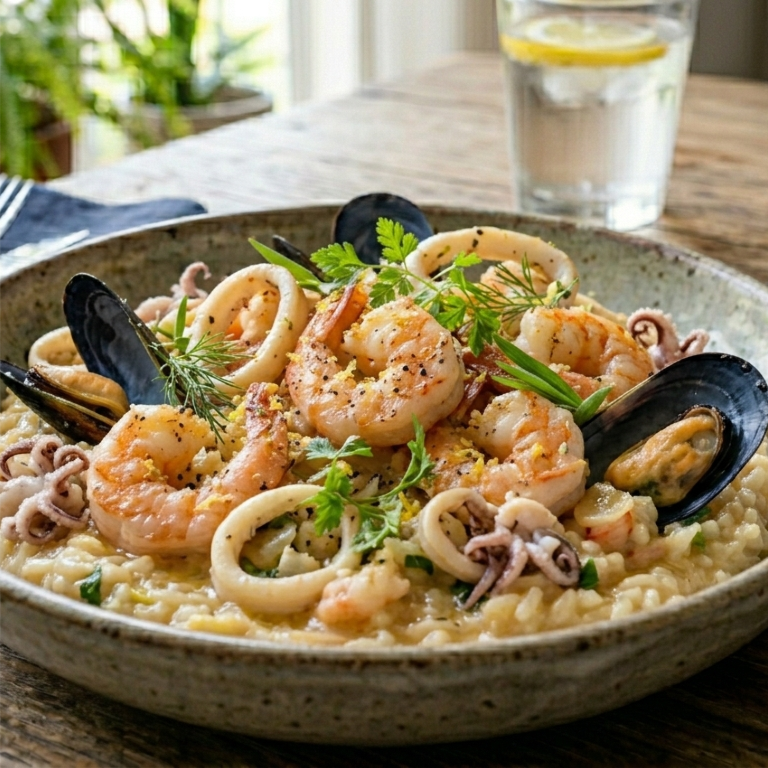 RISOTO DE FRUTOS DO MAR