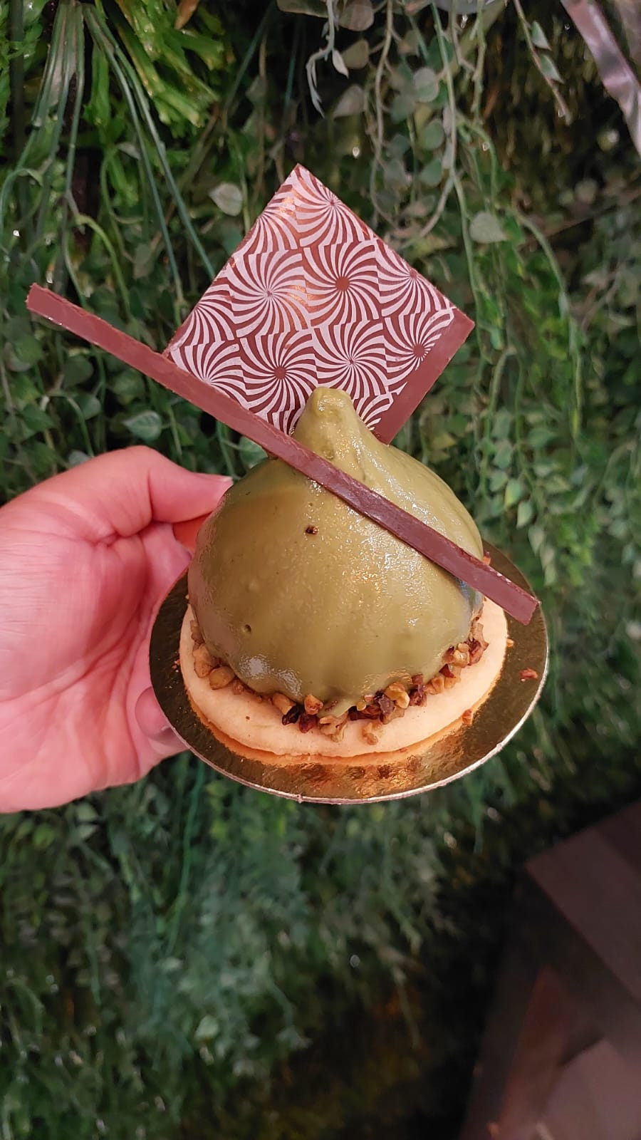 Entremet Pistache c/ Maracujá