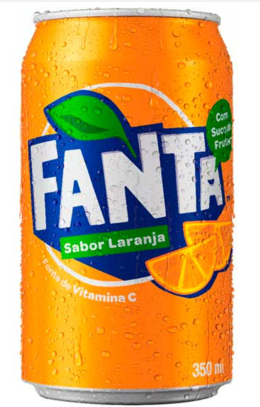 Fanta laranja lata