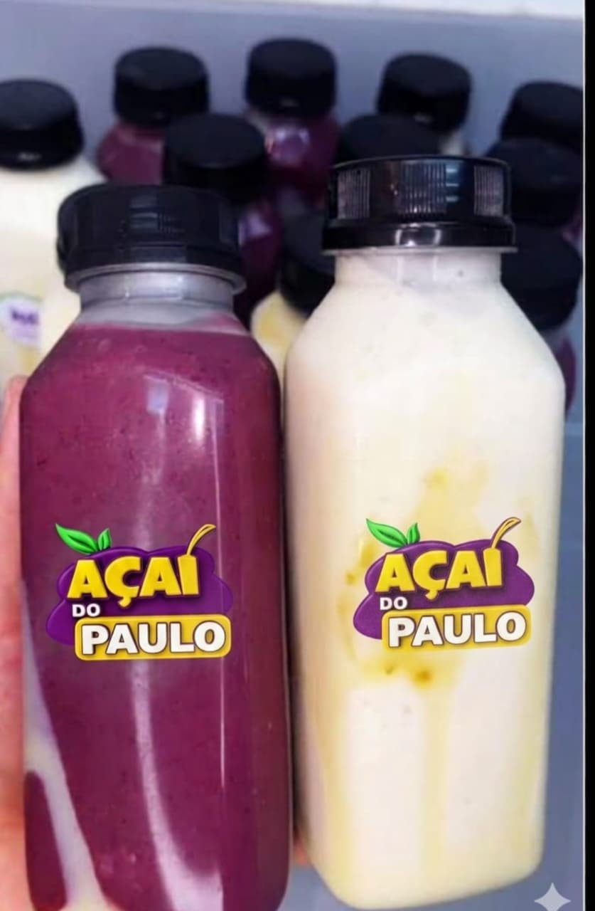 ACAI OU CUPUACU BATIDO 500ML GARRAFA