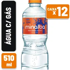 Água Mineral Minalba Com Gás 510ml 