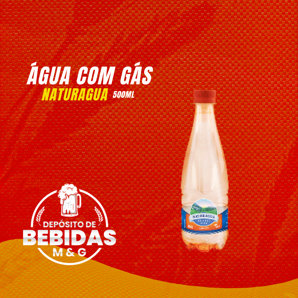 AGUA COM GAS 500ML