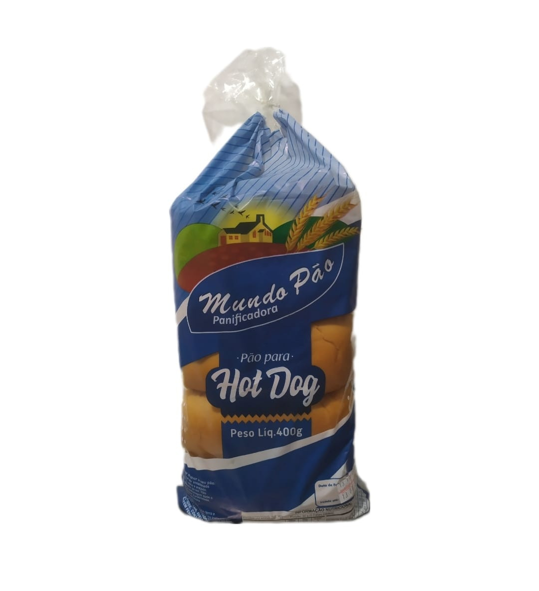 PÃO HOT DOG MUNDO PÃO 400G