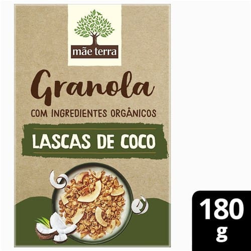 Granola Lascas de Coco Mãe Terra 180g