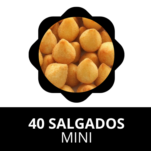 40 SALGADOS MINI