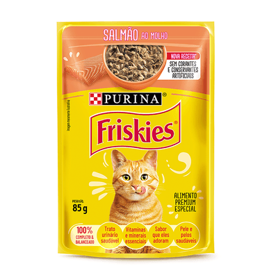 Sache Friskies Salmão 85g 