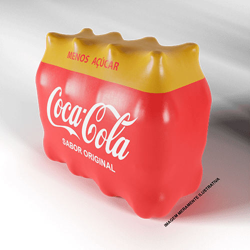 Combo 8 Coca-Cola menos açúcar 2l