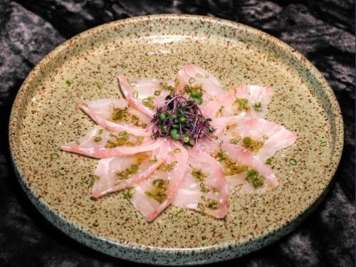 Carpaccio de Peixe Branco