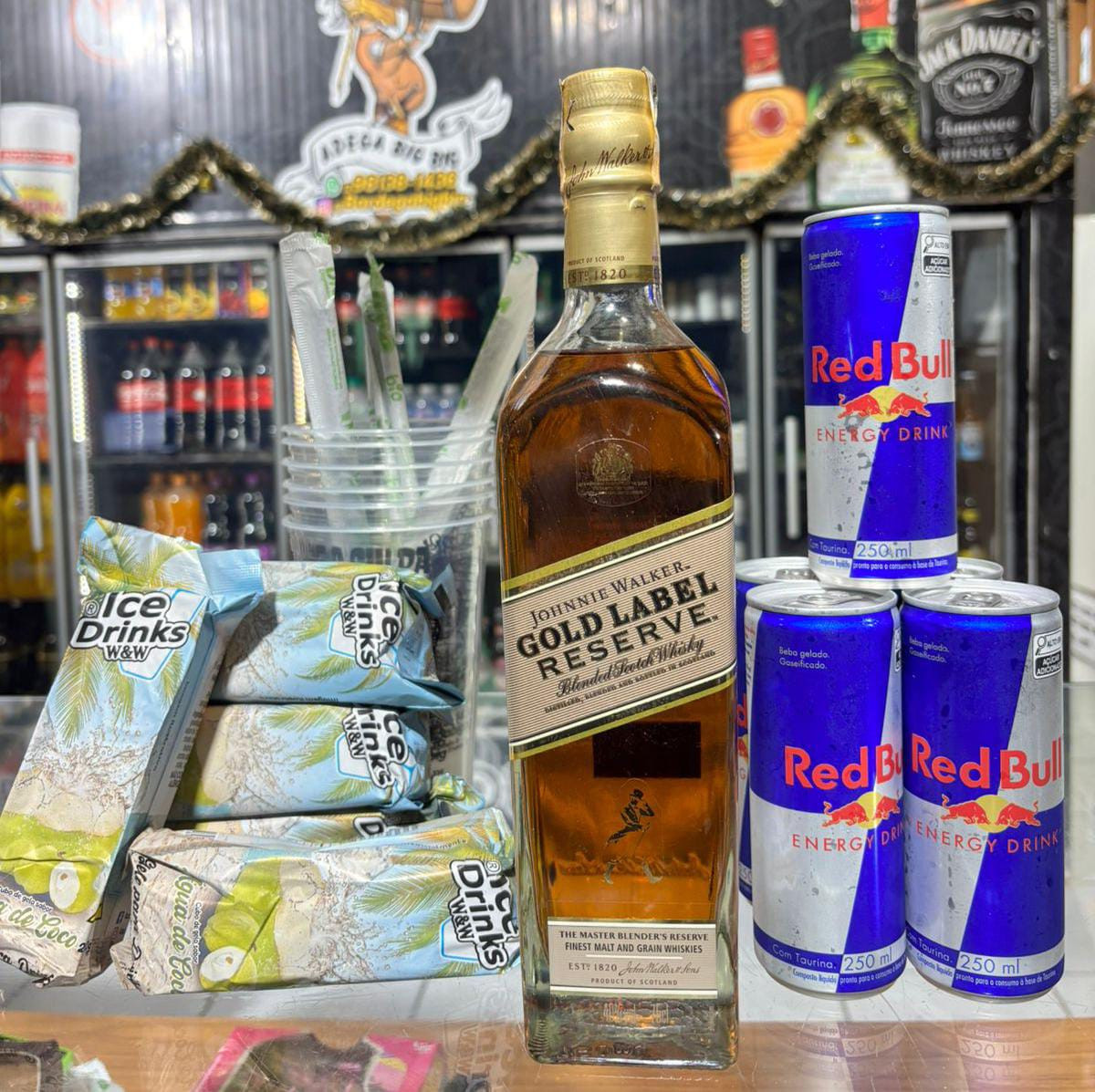 COMBO GOLD LABEL REDBULL