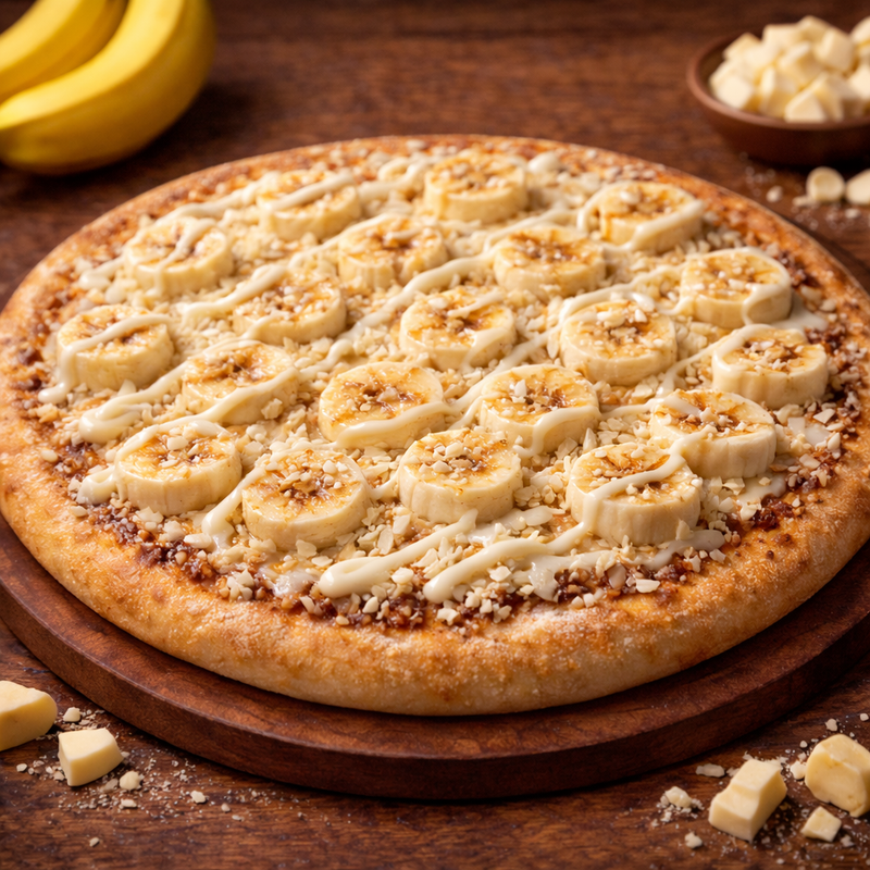 PIZZA DOCE BANANA NEVADA NORMAL