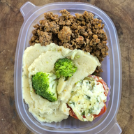 CARNE MOÍDA C/ LEGUMES LOWCARB 220 GRAMAS Congelado.