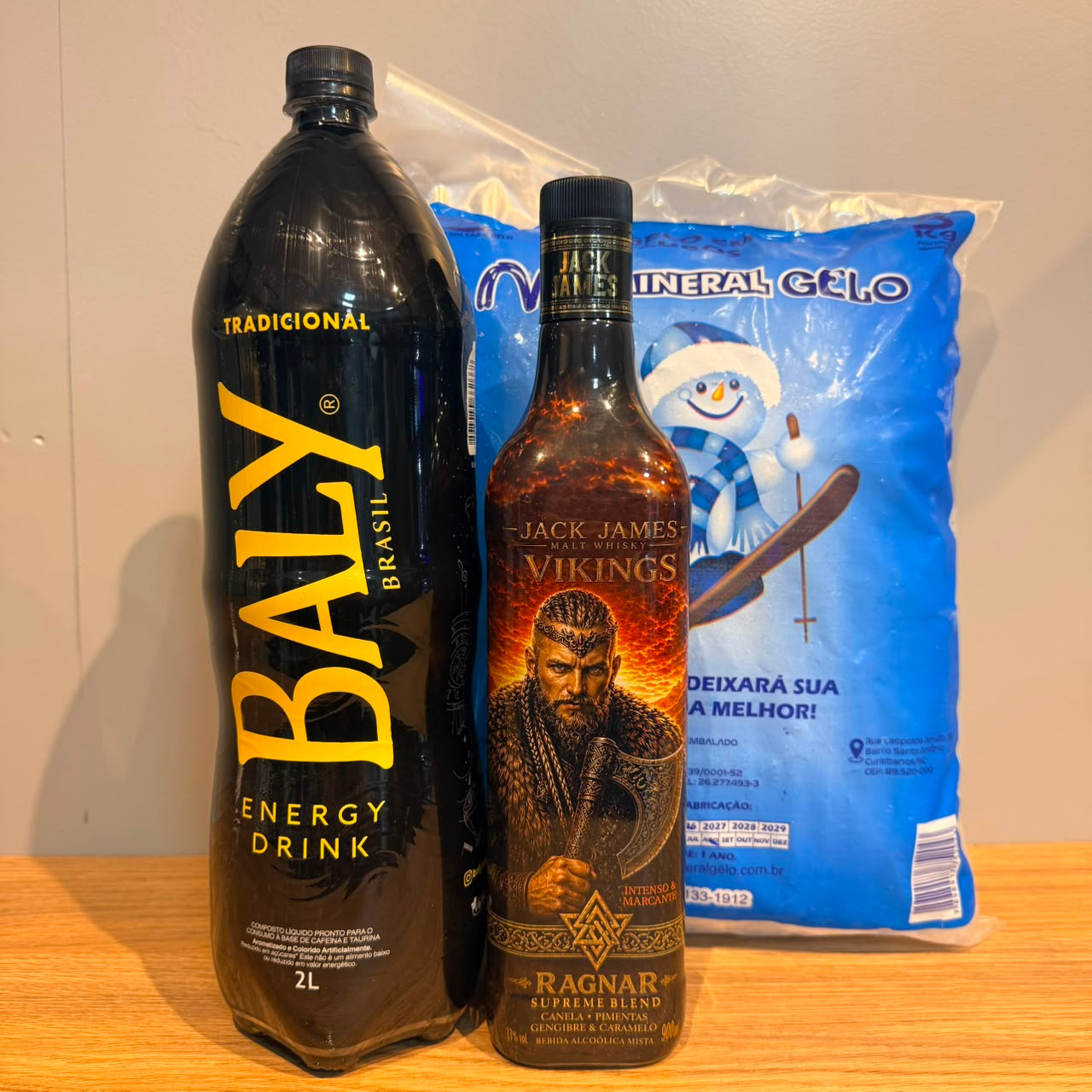 Jack James Vikings Ragnar 1L + Gelo 3kg + Baly 2L