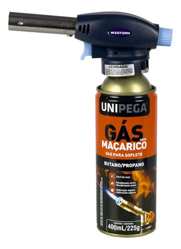 Gás para maçarico Unipega 400ml
