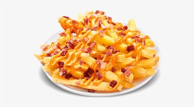 Batata P + Cheddar e Bacon