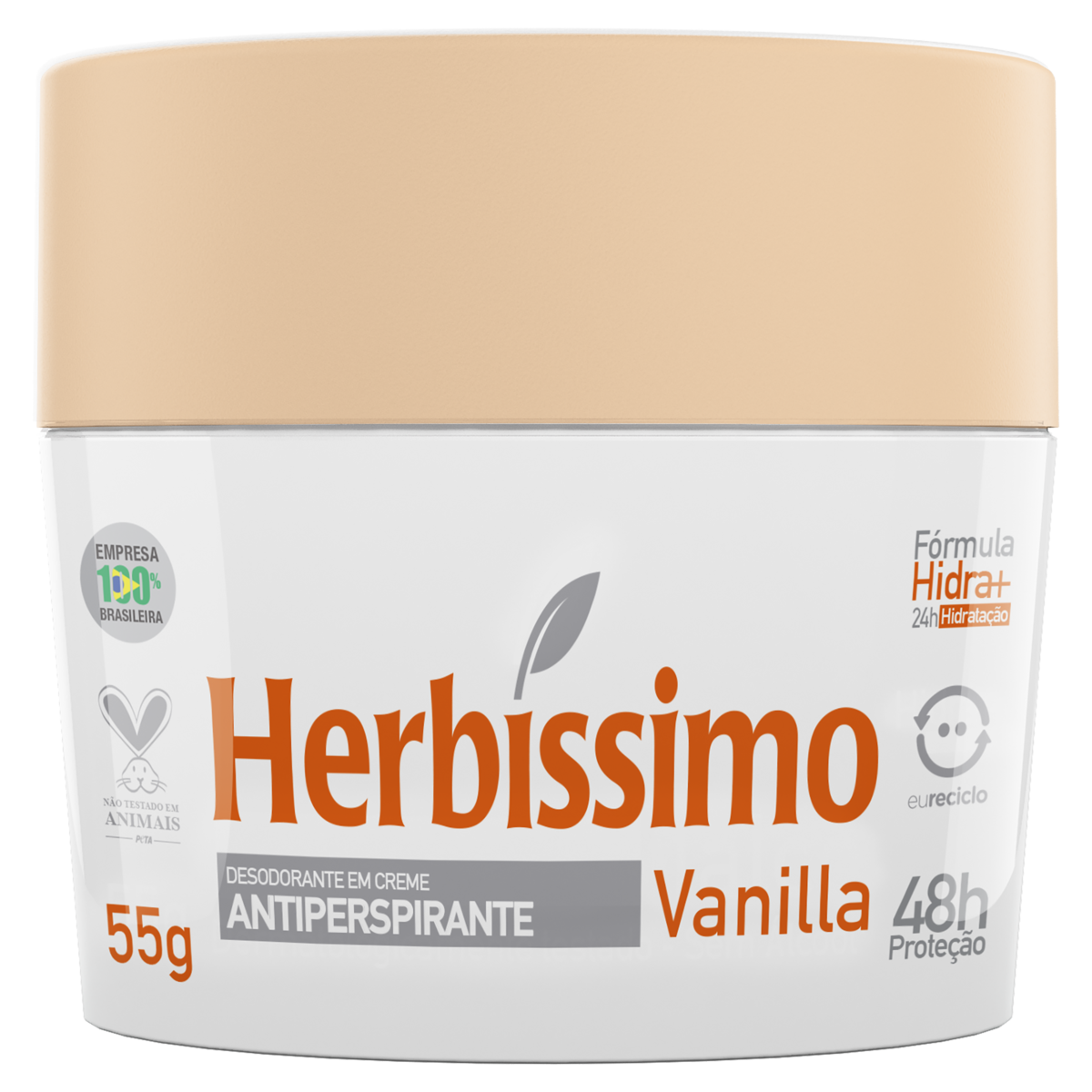 DESOD CREME HERBISSIMO VANILLA 55G