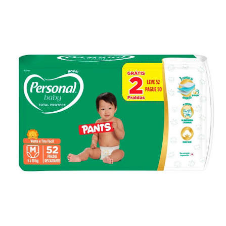 FRALDAS PERSONAL BABY M