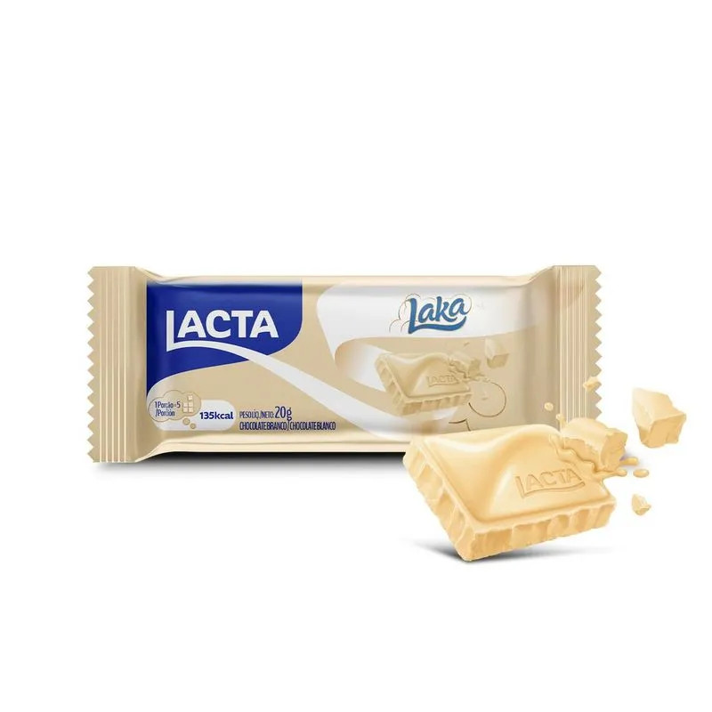 LACTA  LAKA BRANCO 20G 