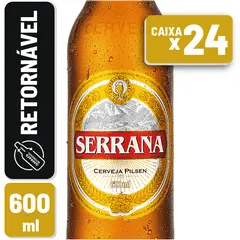 Cerveja Serrana Retornável 600ml  