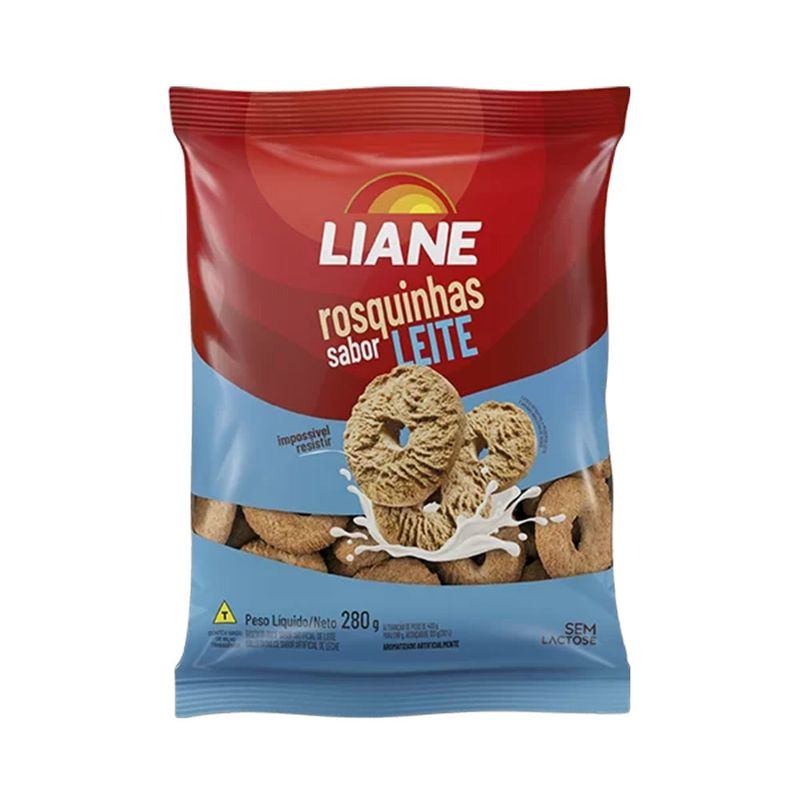 BISC LIANE ROSQUINHA LEITE 280G