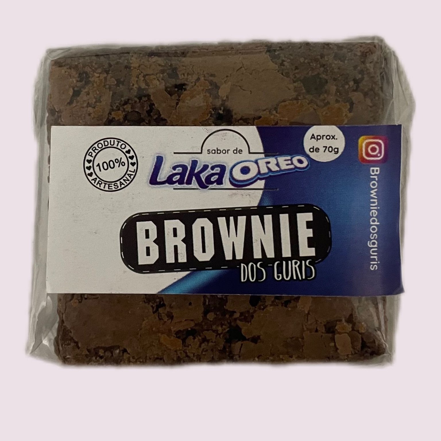 Brownie sabor Laka Oreo
