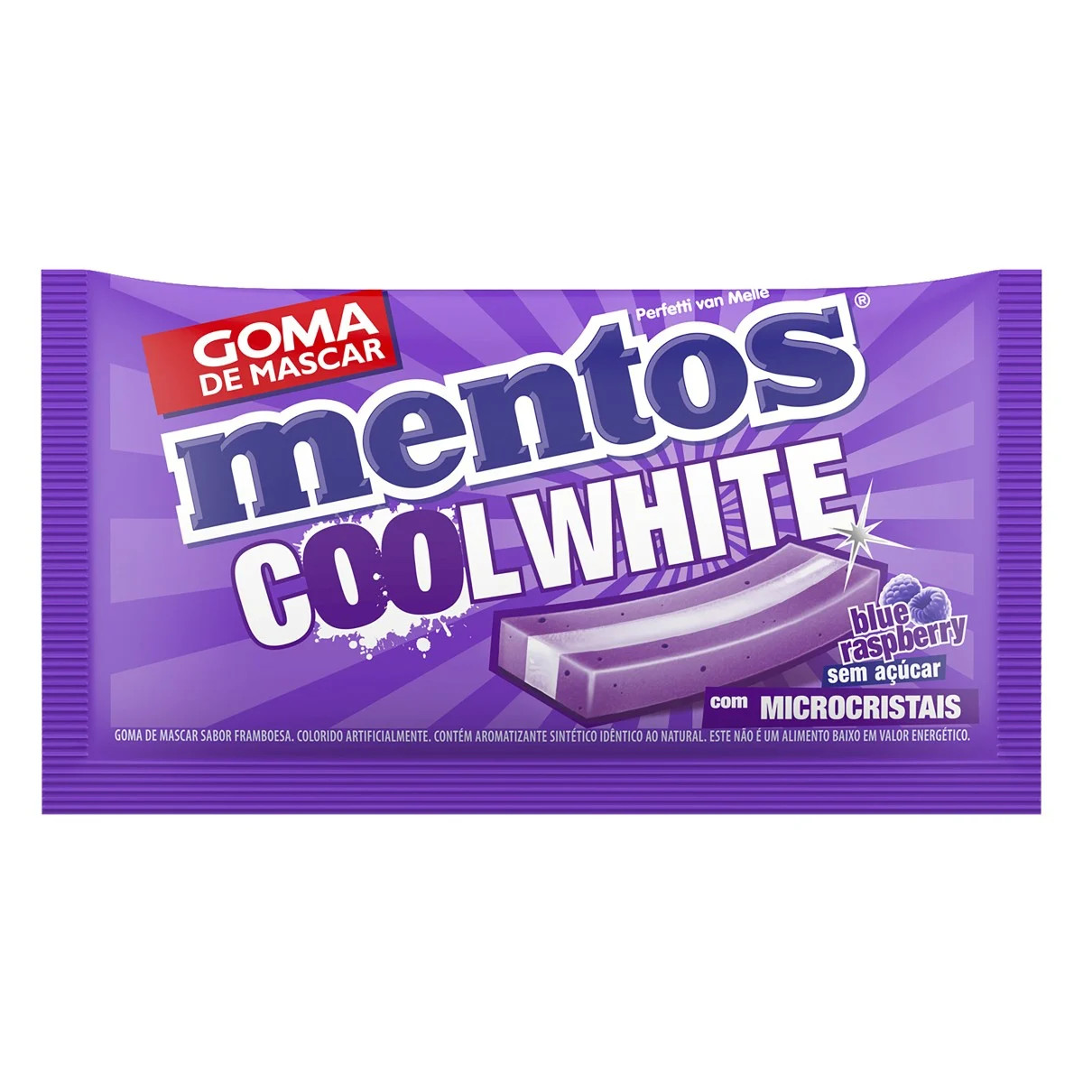 Chiclete Mentos Blue Raspberry