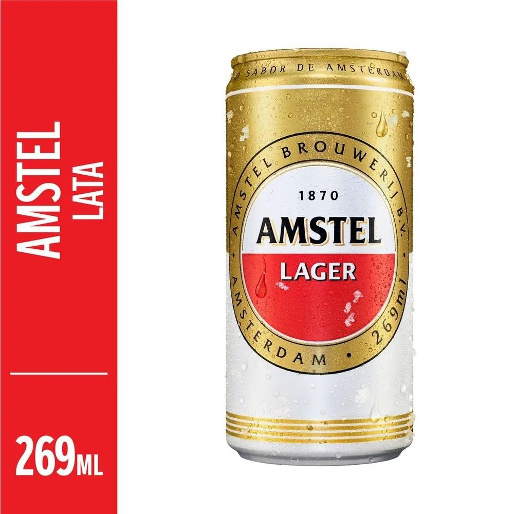 CERVEJA AMSTEL LT 269ML
