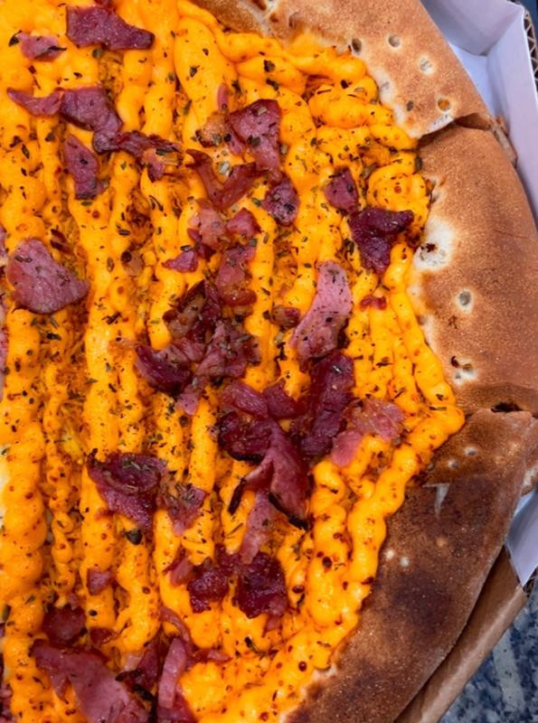 broto frango c/ cheddar e bacon