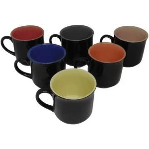 CANECA CERAMICA BLACK BICOLOR 90ML