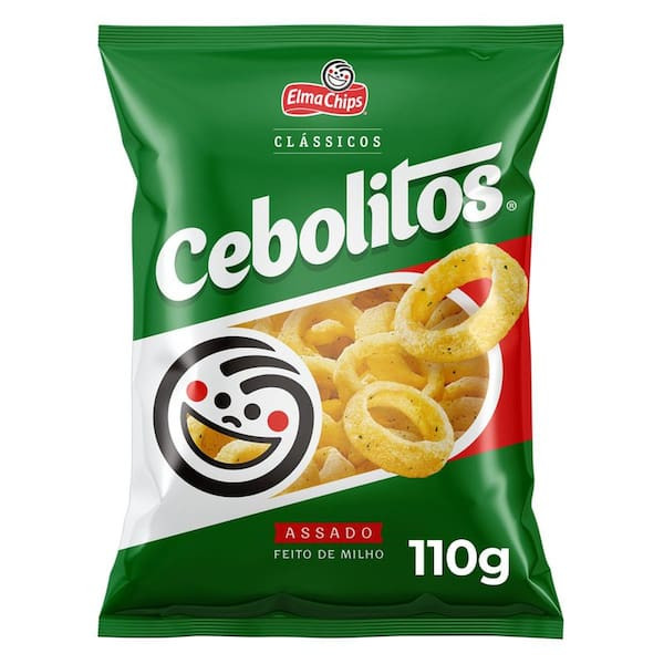 Salgadinho de Milho Sabor Cebolitos Elma Chips 110g