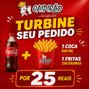 PROMO COCA 600ML + BATATA 250G