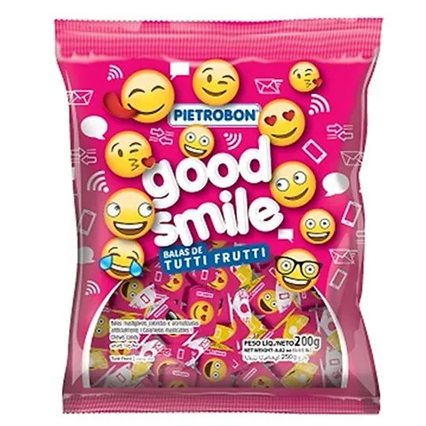 PCT PIRULITO PIETROBON GOOD SMILE TUTTI-FRUTTI CORAÇAO 480G