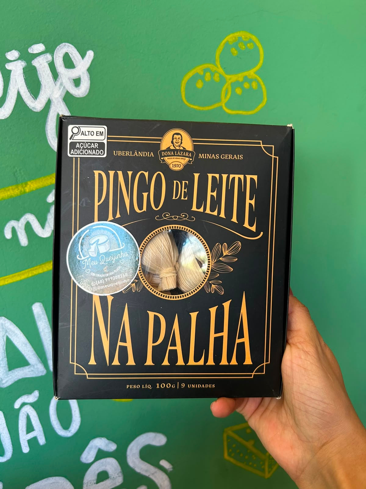 Box Pingo de Leite na Palha - 100g