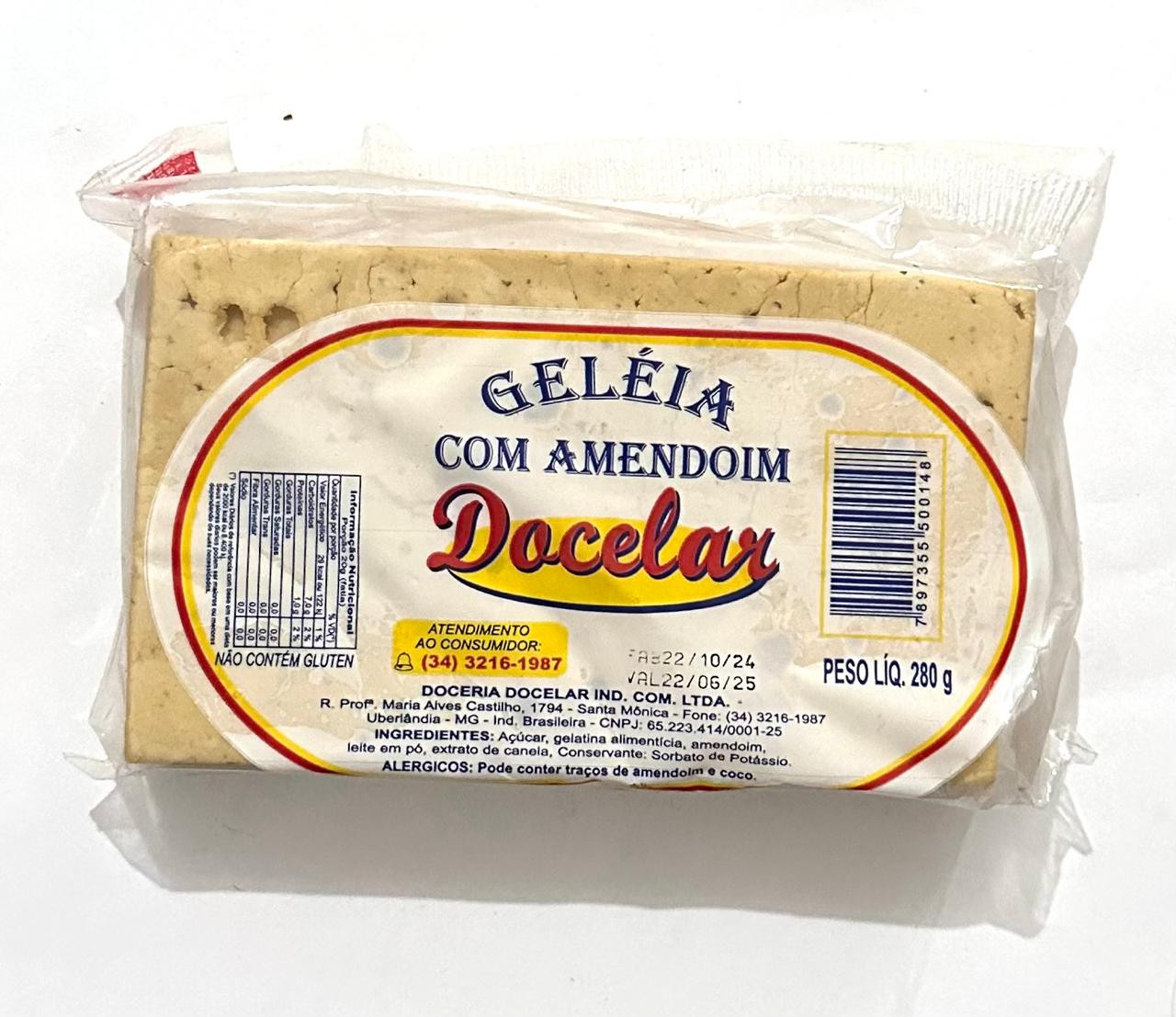 GELÉIA COM AMENDOIM DOCELAR 280G