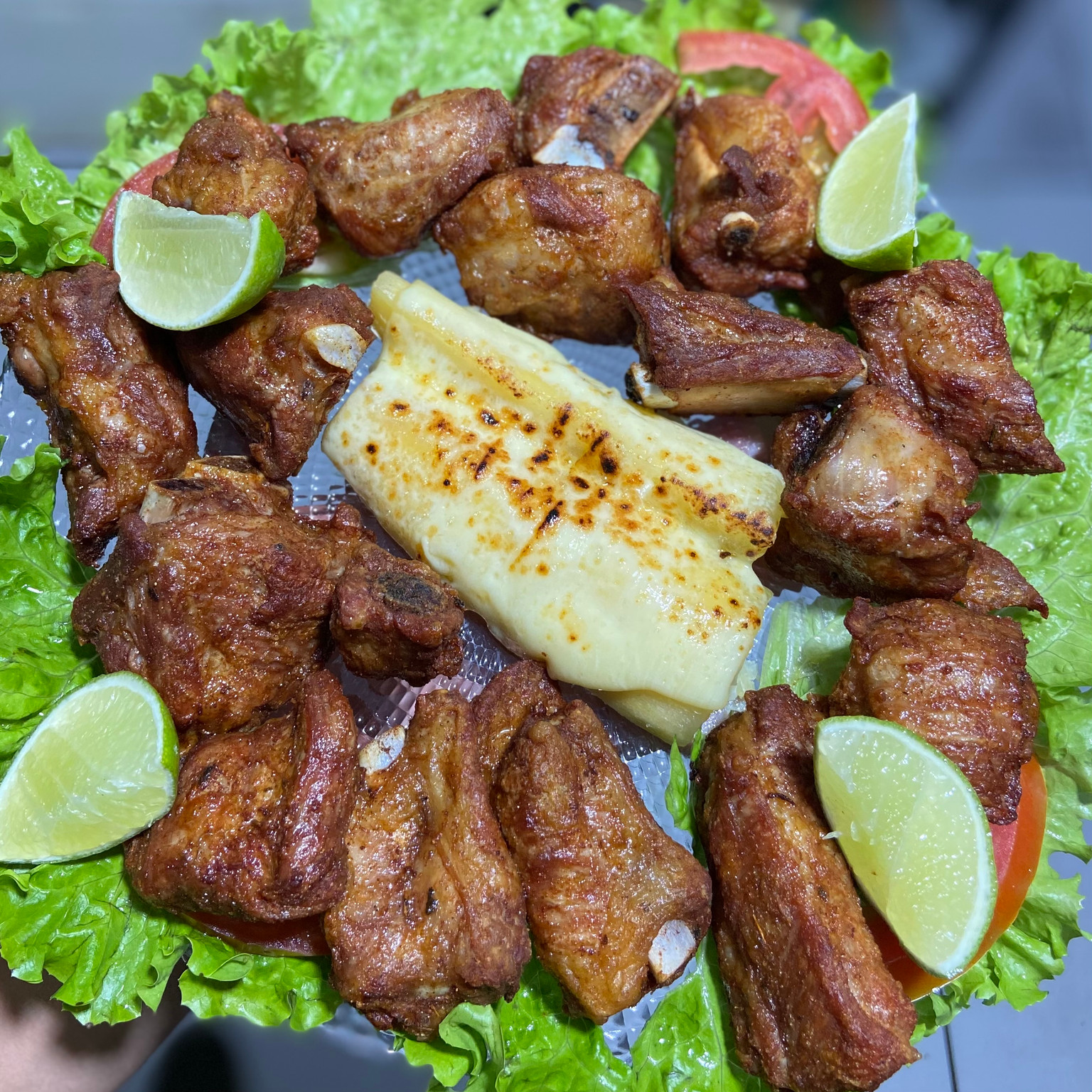 PORCO FRITO M + BATATA P