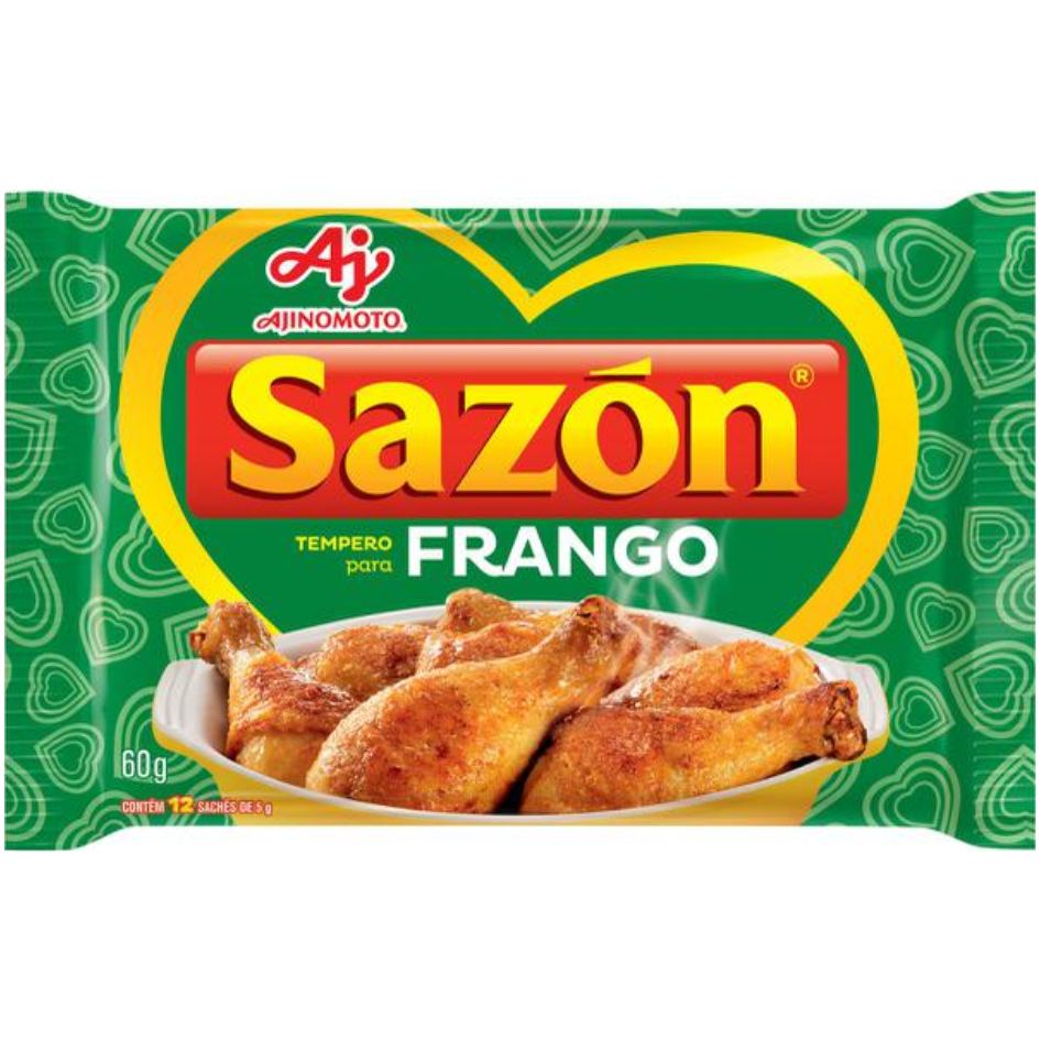 TEMPERO EM PO SAZON "FRANGO" 60G (VERDE)