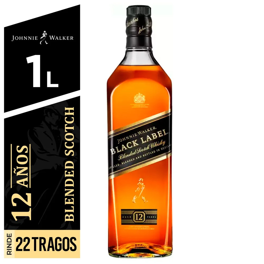 WHISKY BLACK LABEL LITRO