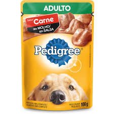 racao pedigree sachê carne adulto  100g